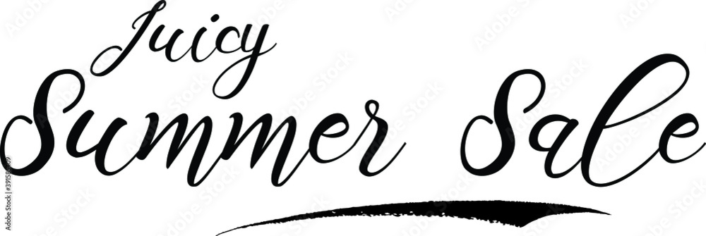 Juicy Summer Sale. Bold Typography Text For Sale Banners Flyers and Templates Juicy Summer Sale. Bold Typography Text For Sale Banners Flyers and Templates