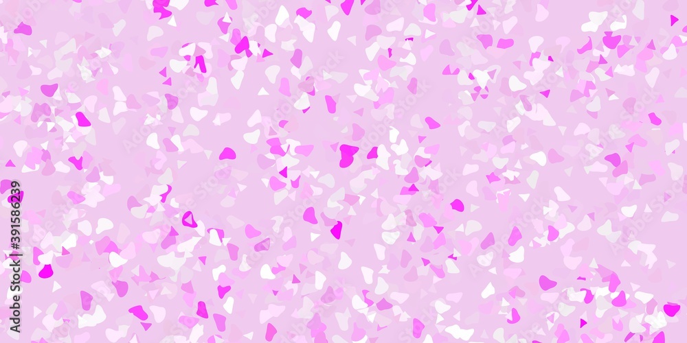 Light pink, yellow vector texture with memphis shapes. Light pink, yellow vector texture with memphis shapes.