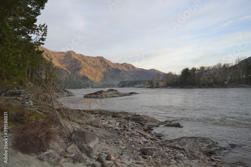 river in the mountains