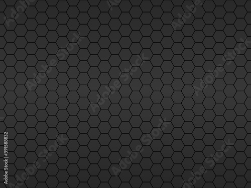 Black polygonal abstract background. Geometrical triangular dark backdrop. Vector illustration.