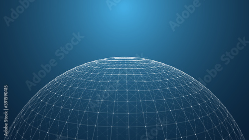 sfondo, rete, sfera, globo, tecnologia, tecnologico