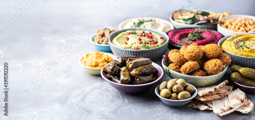 фотографія Mediterranean appetizer concept