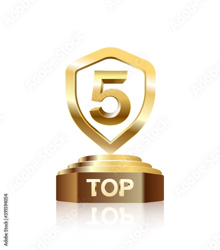 Gold trophies top 5 on podium