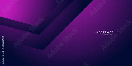 Pink purple abstract presentation background with arrow element layer and fast forward technology concept.