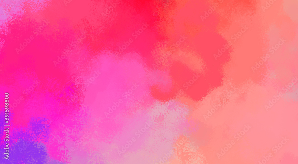 Fototapeta premium Brushed Painted Abstract Background. Brush stroked painting. Artistic vibrant and colorful wallpaper.