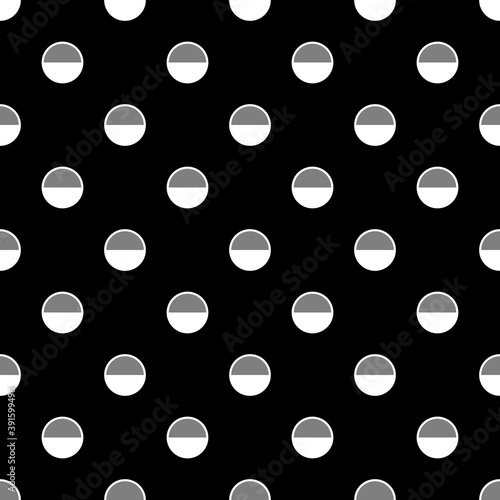 Circles seamless ornament. Balls pattern. Dots image. Tribal backdrop. Rounds background. Circle shapes motif. Geometric vector. Digital paper, folk design, ethnic textile print, abstract wallpaper.