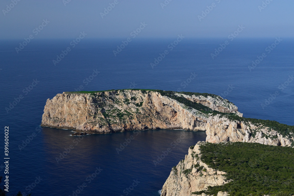 Fototapeta premium Veduta dell'isola Piana a Capo Caccia