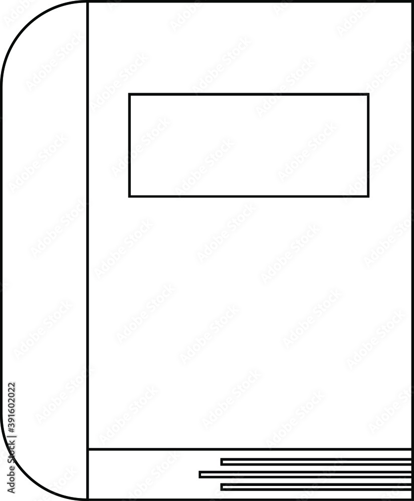 Note book isolated on white background flat. Stock vector illustration. Note book isolated on white background flat. Stock vector illustration.