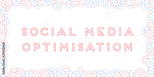 Social media icons. Social media marketing concept