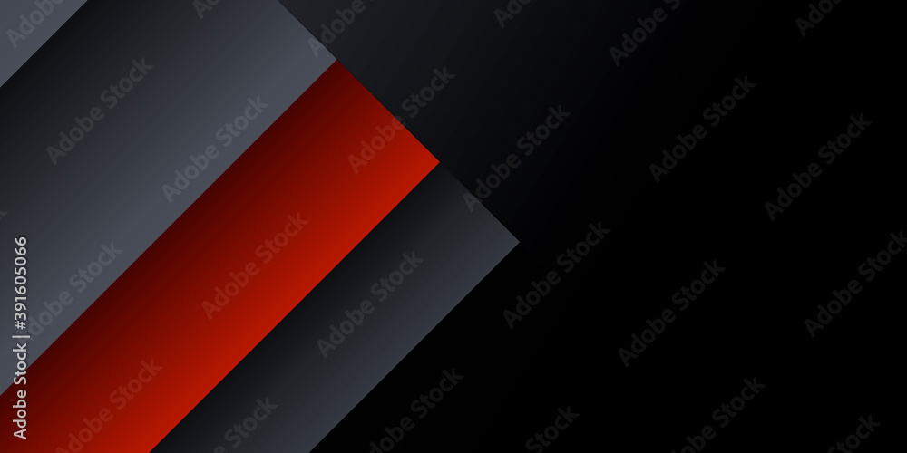 Black red grey abstract metallic presentation background. Vector illustration design for presentation, banner, cover, web, flyer, card, poster, wallpaper, texture, slide, magazine