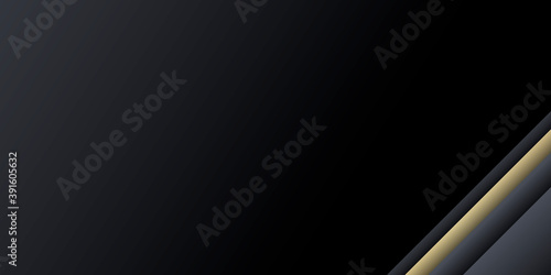 Modern dark gold black grey abstract presentation background. Vector illustration design for presentation, banner, cover, web, flyer, card, poster, wallpaper, texture, slide, magazine