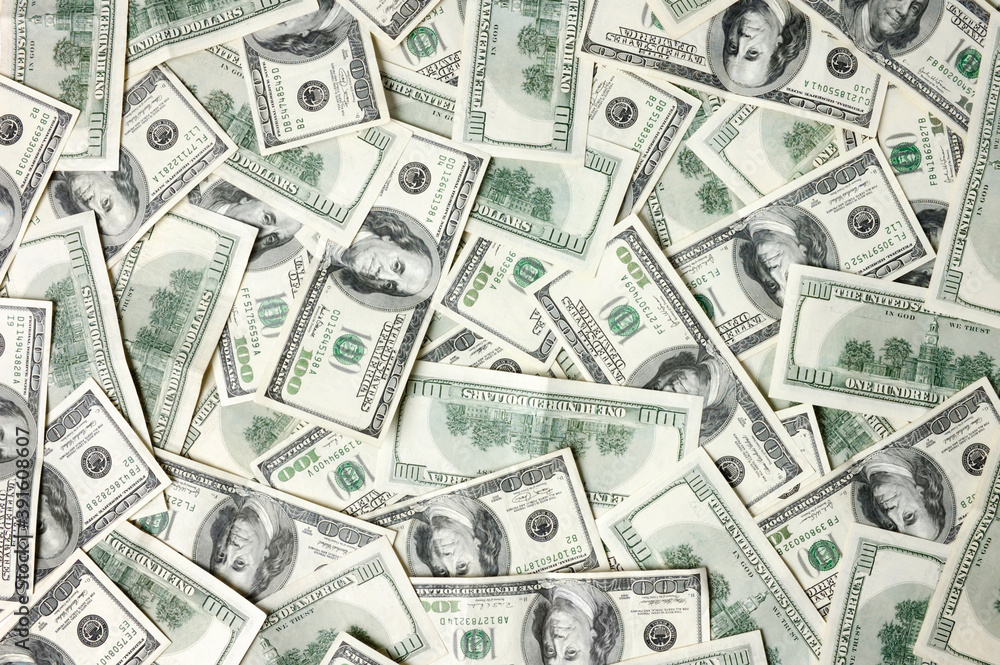 Hundred dollar bills abstract background texture USD American dollars bank notes Hundred dollar bills abstract background texture USD American dollars bank notes