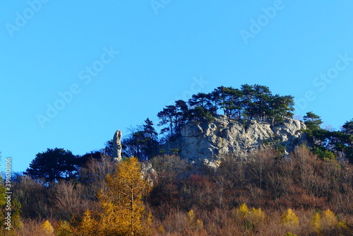 Bild auf Leinwand Arnstein Nadel, Felsen