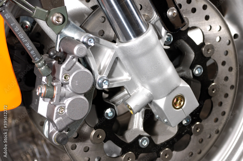 Fototapeta premium Motorcycle Brake System