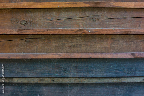 The texture of the boards is dark brown.