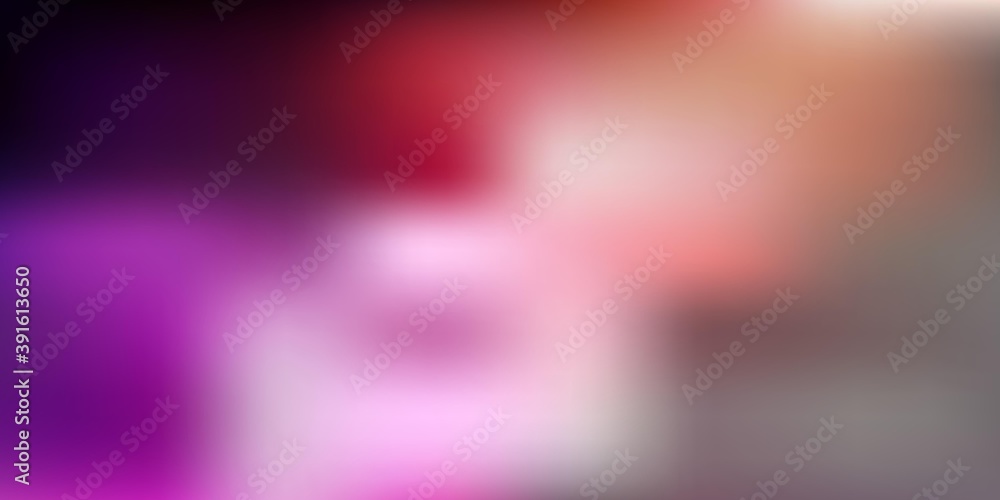 Obraz premium Light pink, yellow vector gradient blur pattern.