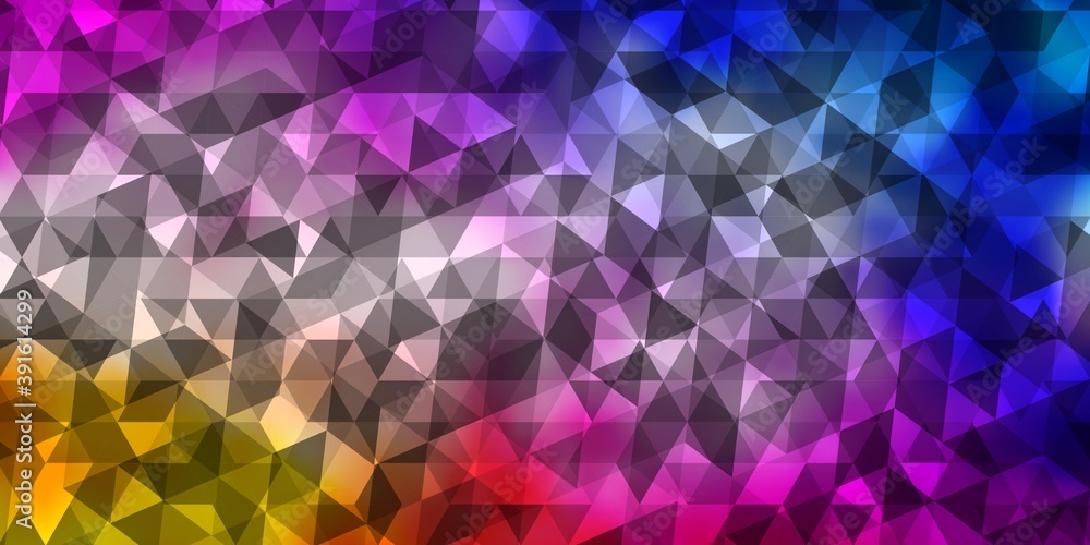 Light Pink, Blue vector texture with triangular style. Light Pink, Blue vector texture with triangular style.