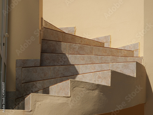 Low angle shot of stairs captured during the daytime photo