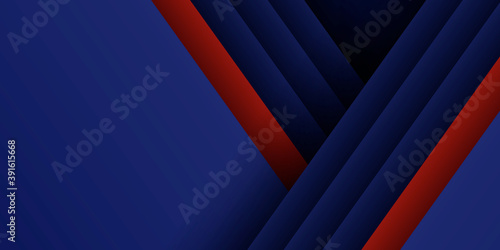 Dark blue red abstract presentation background with business modern corporate concept
