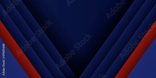 Dark blue red abstract presentation background with business modern corporate concept