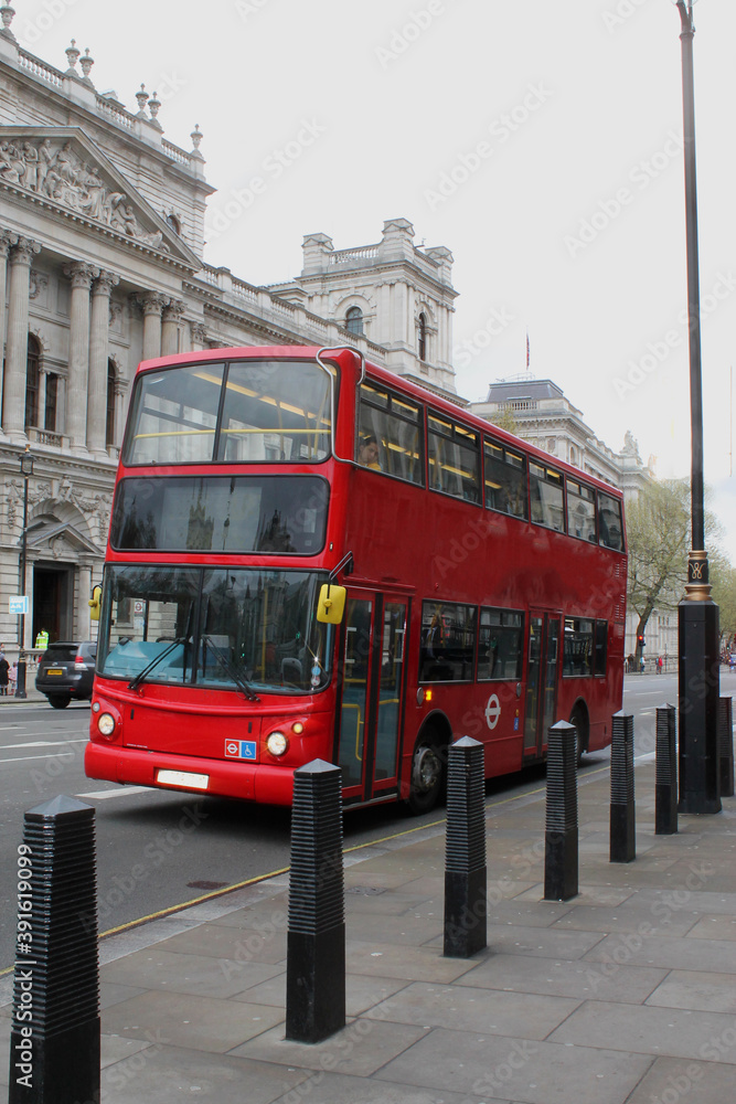 Double decker bus in England