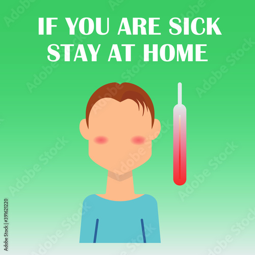 The person with high temperature and tagline