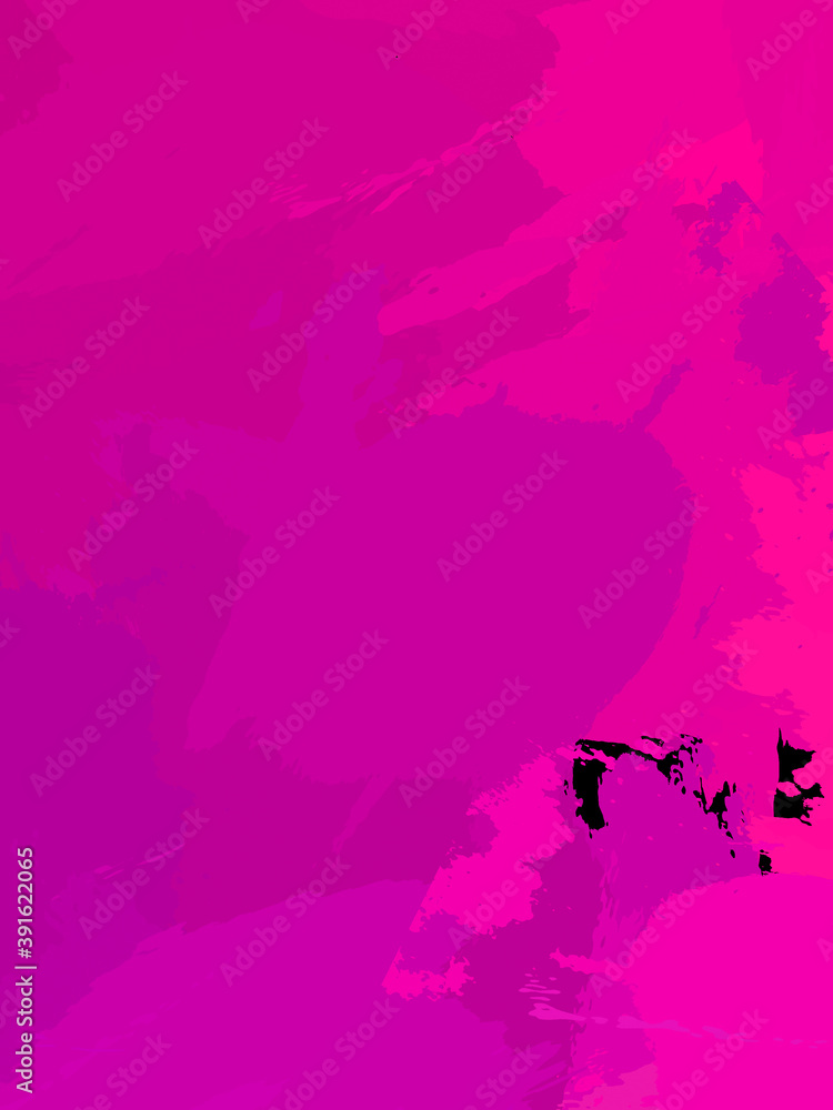 Obraz premium Creative abstract painting with wild brushstrokes. Background with artistic brush strokes. Colorful and vibrant illustration. Painted art.