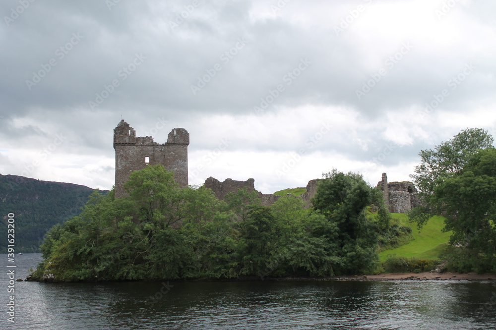 Castle ruins in Scotland
