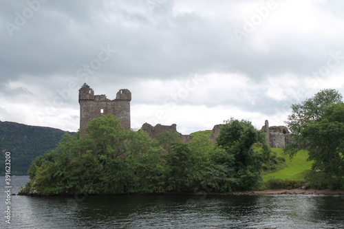 Castle ruins in Scotland