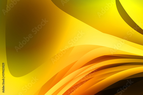 Abstract background with colorful gradient. Vibrant graphic wallpaper with stripes design. Fluid 2D illustration of modern movement.