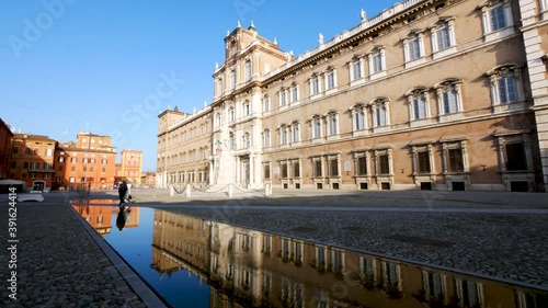 Modena, Italy, the Palazzo Ducale palace Military Acadamy