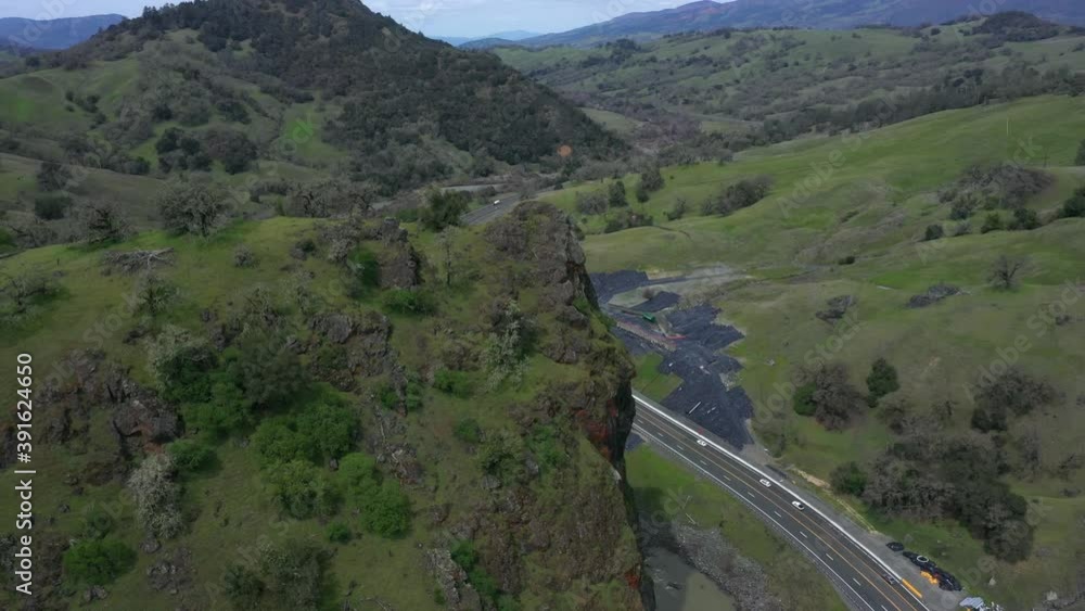 Frog Woman Rock Landscape California Drone View Frog Woman Rock Landscape California Drone View