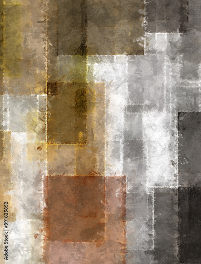 Obraz premium Modern art. Colorful contemporary artwork. Color strokes of paint. Brushstrokes on abstract background. Brush painting.