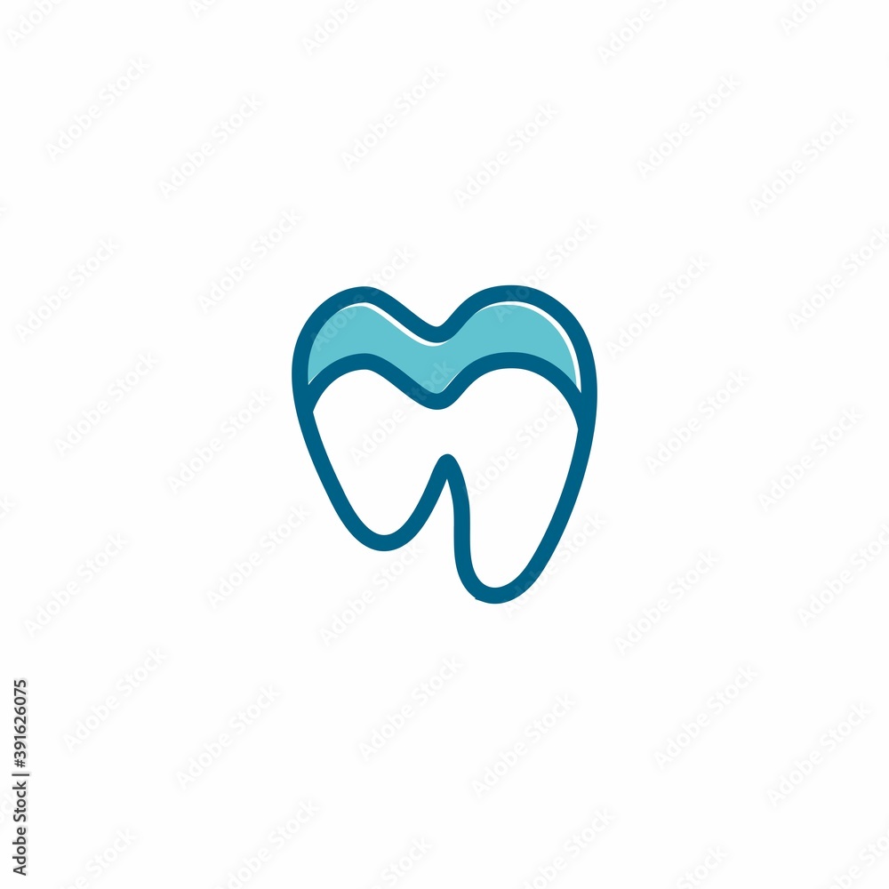 Dental Clinic Logo Tooth abstract design vector Dental Clinic Logo Tooth abstract design vector
