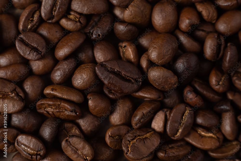 Close up of coffee beans Close up of coffee beans