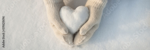 Snow Heart in Hands