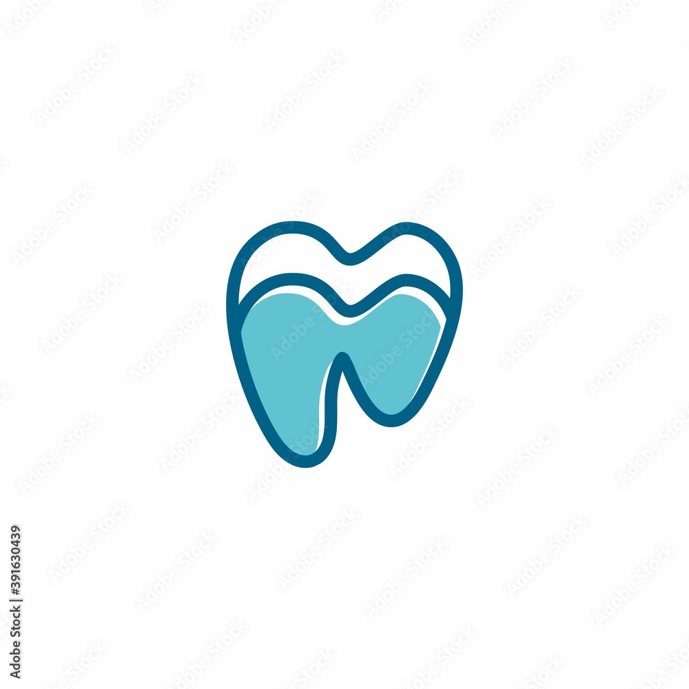 Dental Clinic Logo Tooth abstract design vector Dental Clinic Logo Tooth abstract design vector