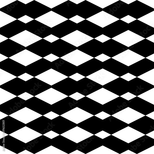 Rhombuses pattern. Seamless ornament. Diamonds backdrop. Lozenges wallpaper. Ethnic motif. Geometric background. Digital paper, textile print, web design, abstract.