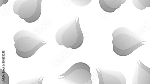 Garlic seamless pattern. Vector color illustration of garlic bulb and cloves on a white background