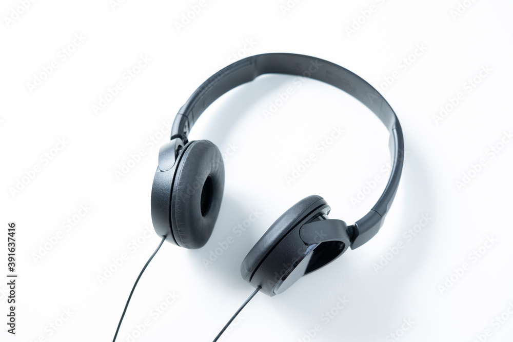headphones isolated on white headphones isolated on white