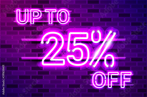 UP TO 25 percent OFF glowing purple neon lamp sign