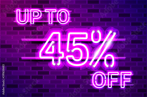 UP TO 45 percent OFF glowing purple neon lamp sign