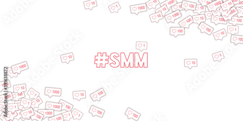 Social media icons. Social media marketing concept