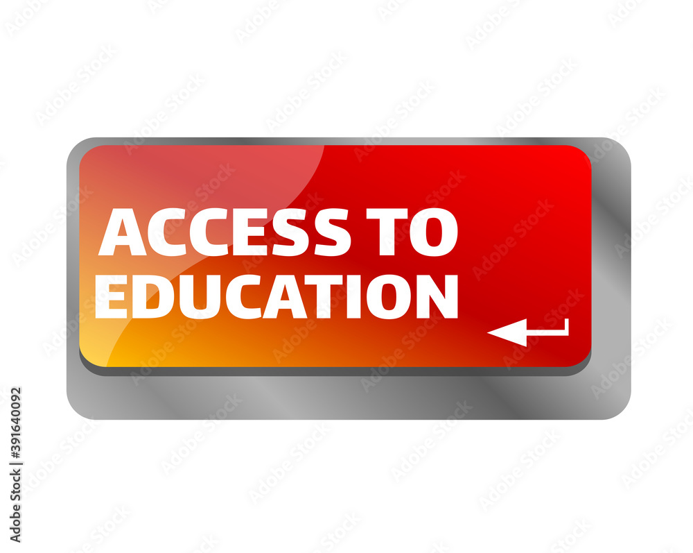 Access to education . Close up of keyboard, enter computer key. Access to education . Close up of keyboard, enter computer key.