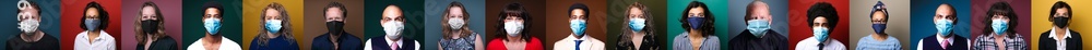 People who wear masks for safety from contamination People who wear masks for safety from contamination