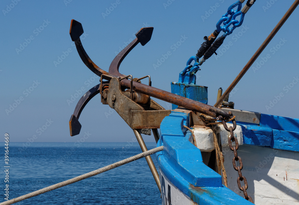 anchor on a ship anchor on a ship