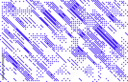 Simplex pixel noise seamless vector pattern. Conceptual illustration of steganography.