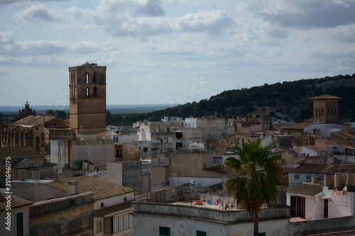 Vistas de el pueblo de Felanitx en Mallorca