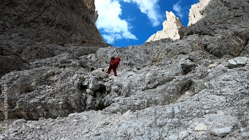 Trekking su via ferrata nel Catinaccio photo