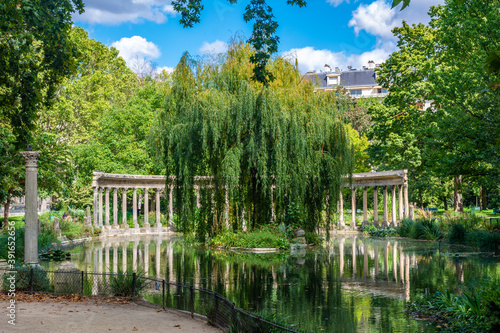Parc Monceau with its Classical Colonnade, Paris © Michael Mulkens